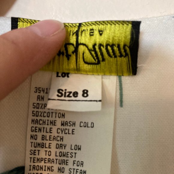 Vintage 1980's Stuart Alan Blouse & Pocketed Skirt Set. - Picture 5 of 10